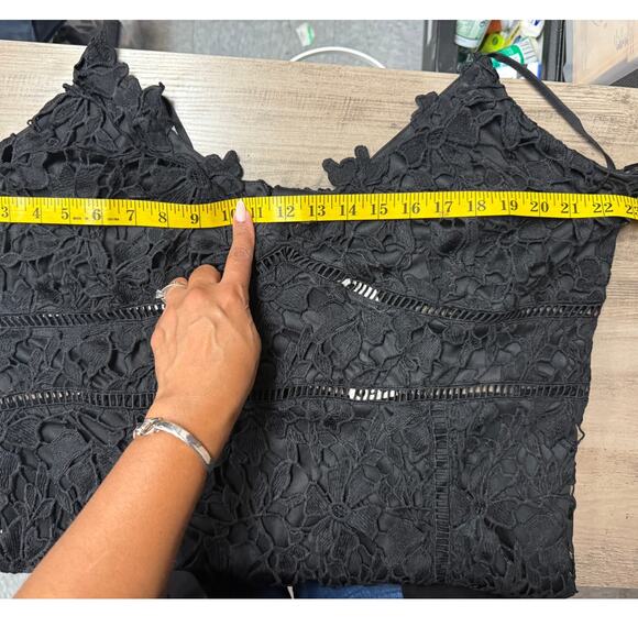 Boohoo Plus Premium Crochet Lace Strappy Midi Dress Women’s Size 18 - Picture 14 of 16